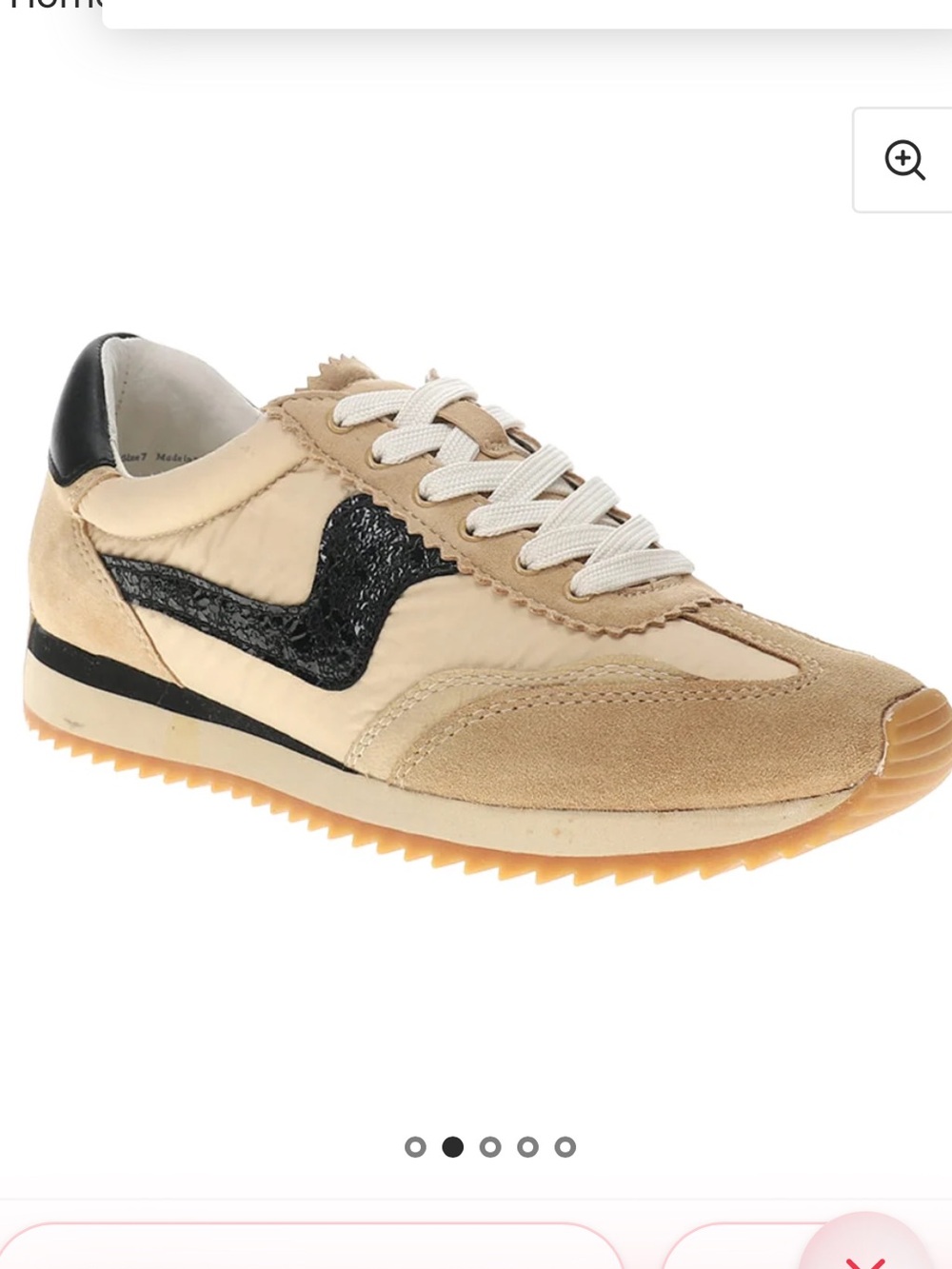 Dolce Vita Lace Up sneakers Gold/Black Sz 10 
Casual/ gym shoes